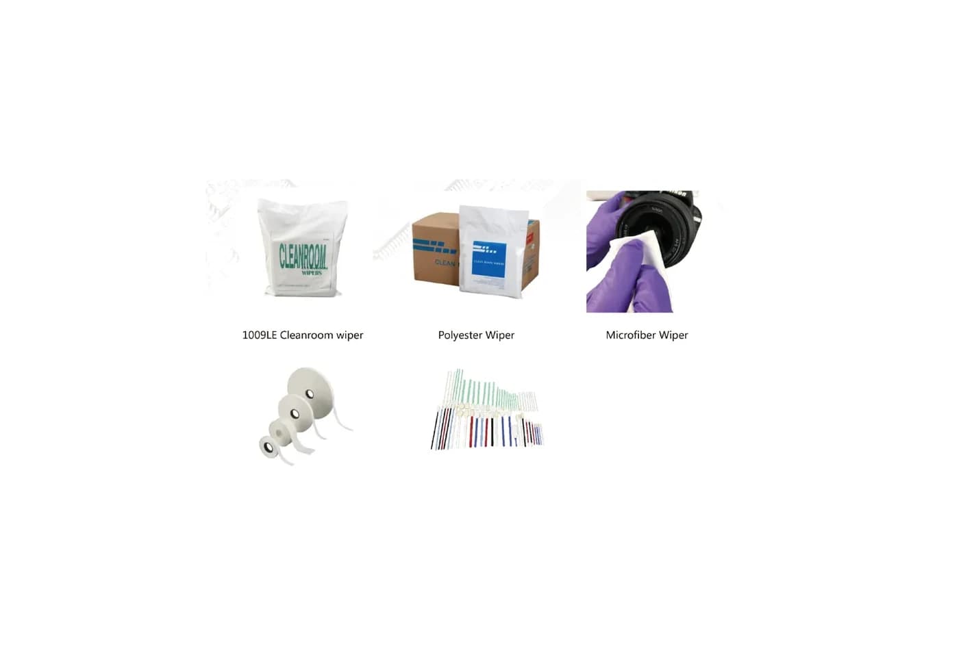 Cleanroom-Wiper-Produkte aus dem ShunRi-Katalog